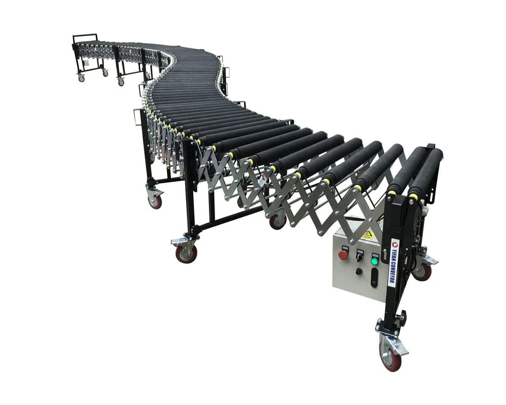 Flexible Motorized Rubber Coated Roller Conveyor in Chennai